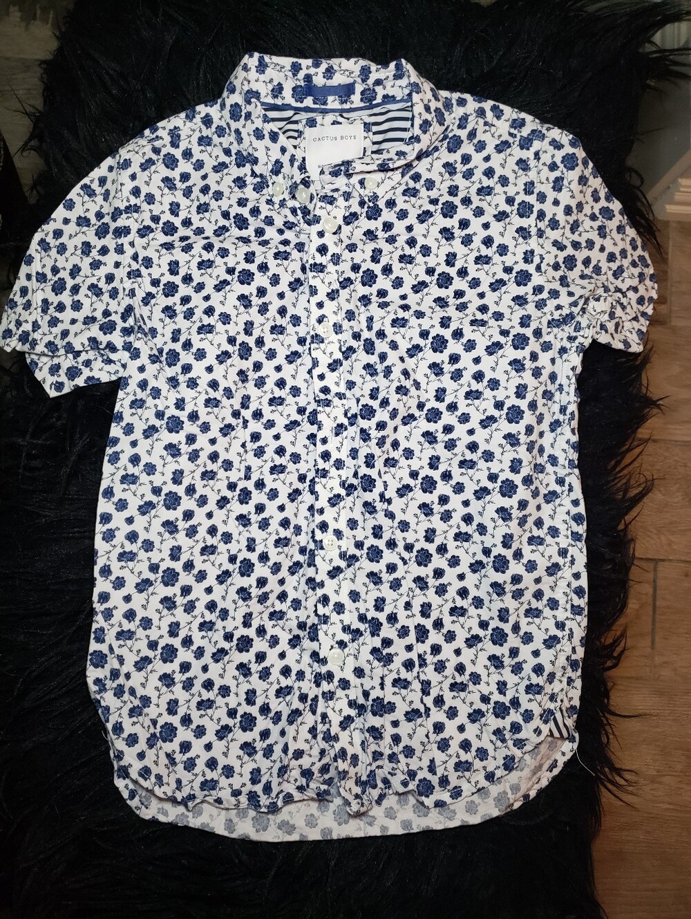 Nordstrom Cactus Boy Button Down Shirt